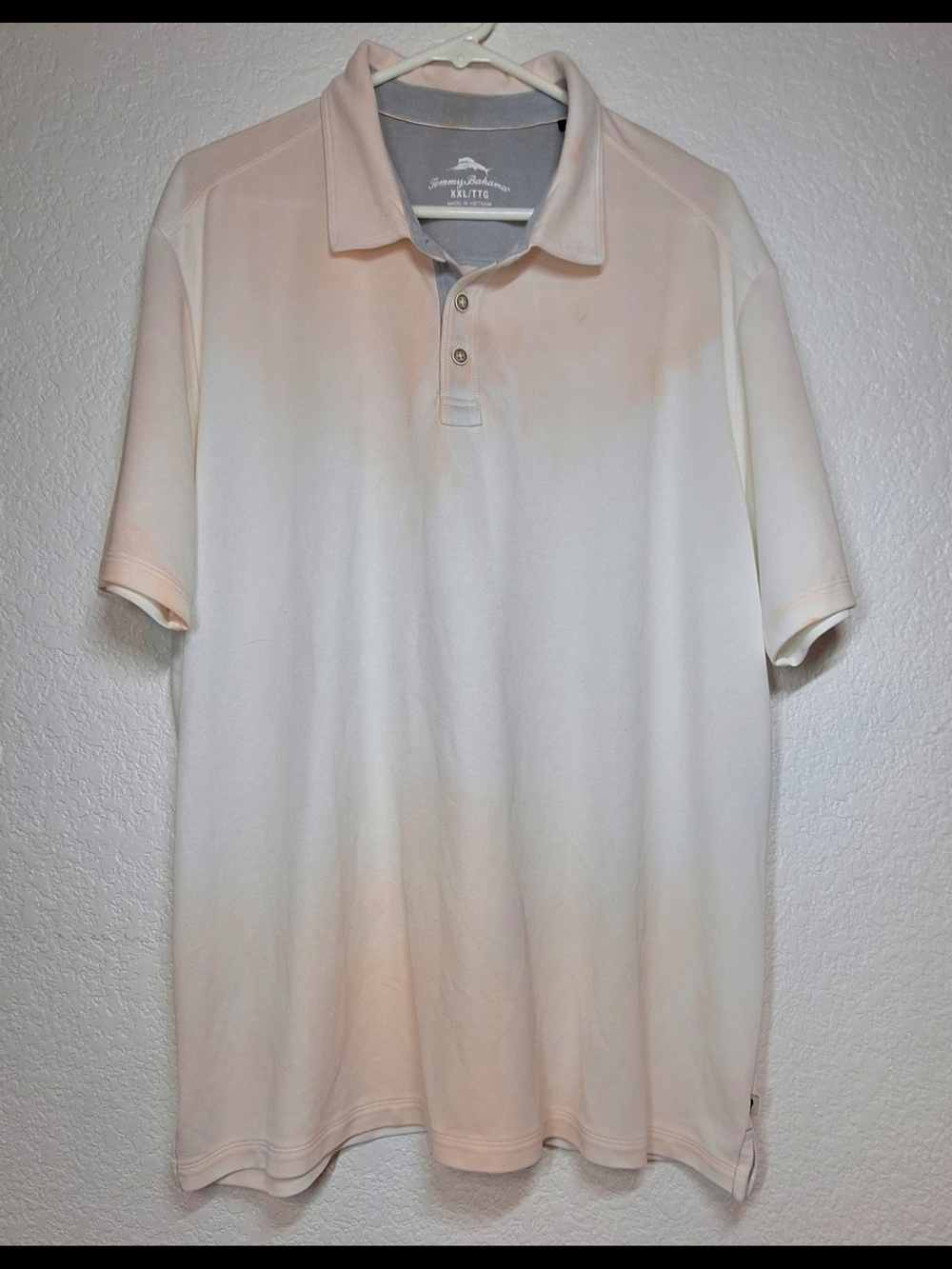 Tommy Bahama Shoreline Surf Polo Shirt  XXL Extra Large Tencel Blend